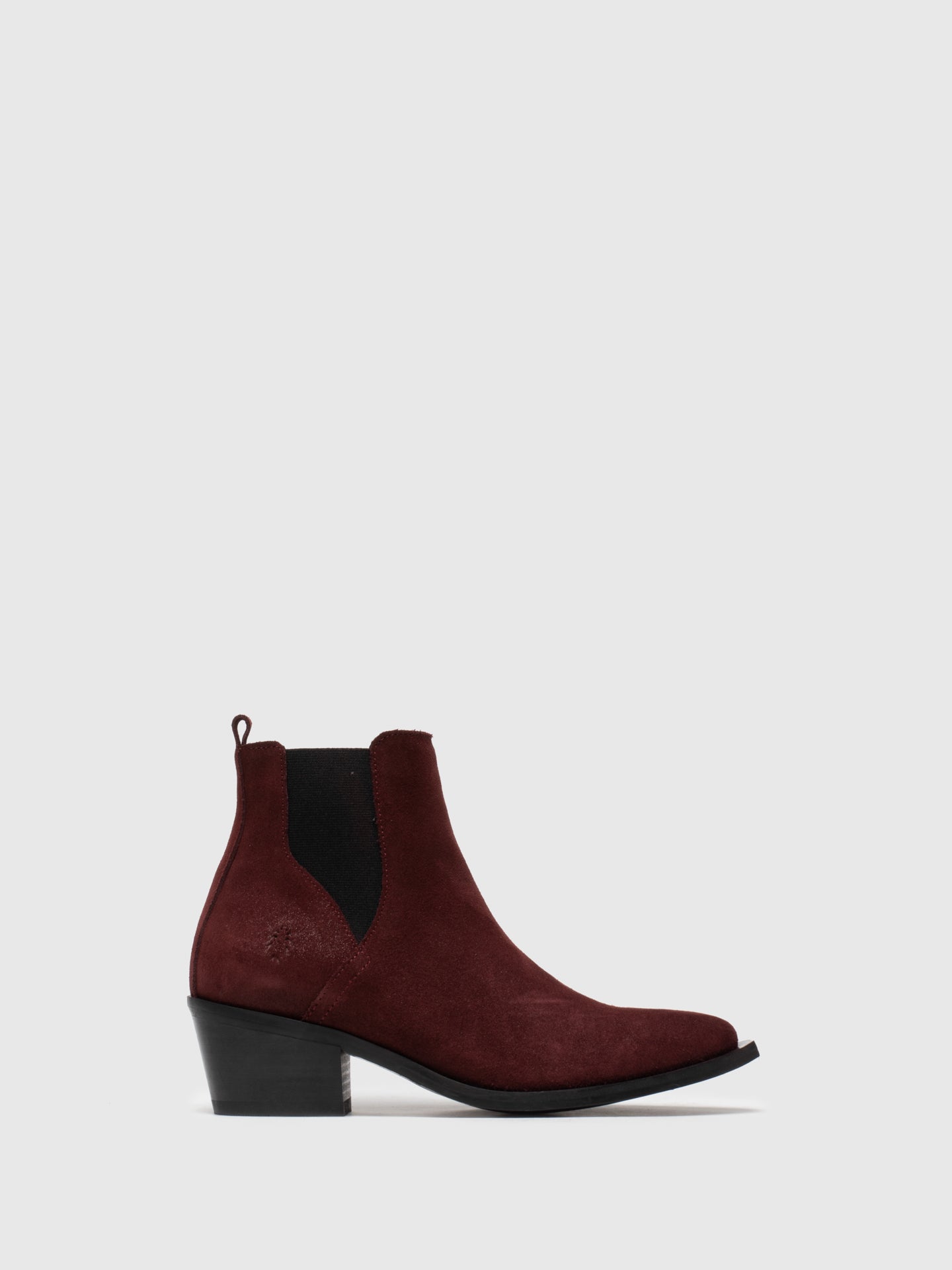 Fly London DarkRed Chelsea Ankle Boots